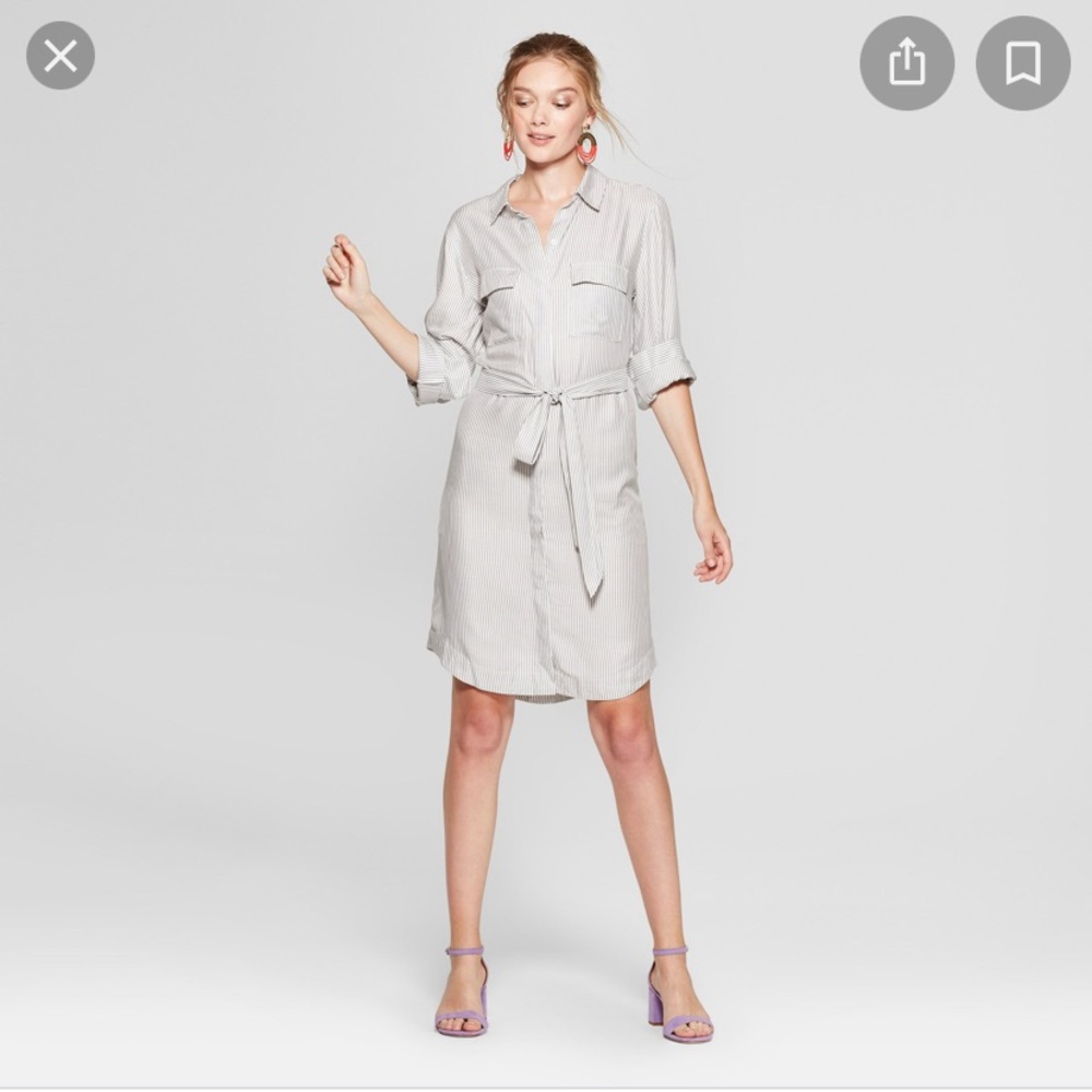 A New Day Pinstripe Dress size M